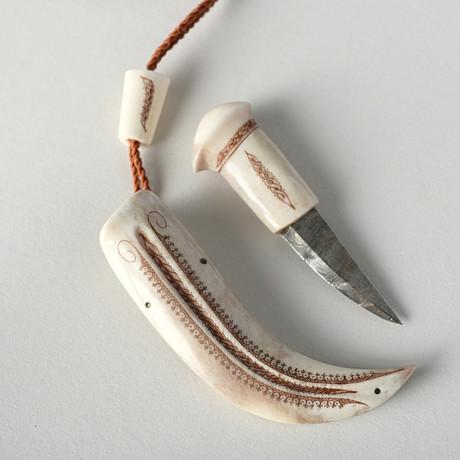 JAN LINDFORS. Smyckeskniv, helhorn, signerad, 1900-tal. på auktion hos Wickmans