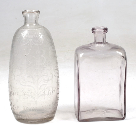 PLUNTOR, 2 st, glas, 1800-tal.