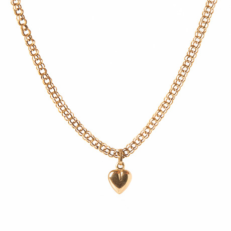 COLLIER MED HÄNGE, 18K guld. på auktion hos Stockholms Auktionsverk Göteborg