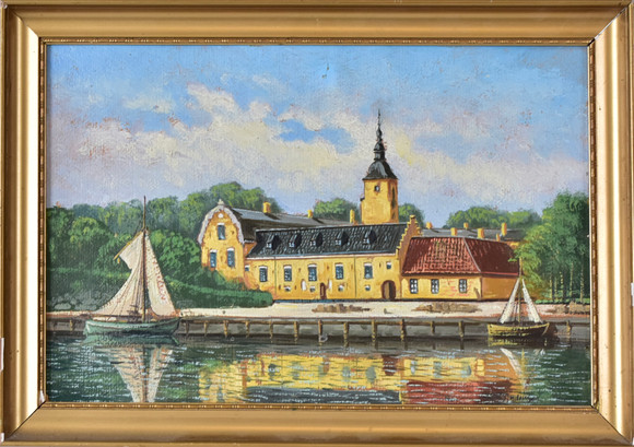 OLOF ANDERSSON. Olja på pannå, 4-st. på auktion hos Halmstads Auktionskammare