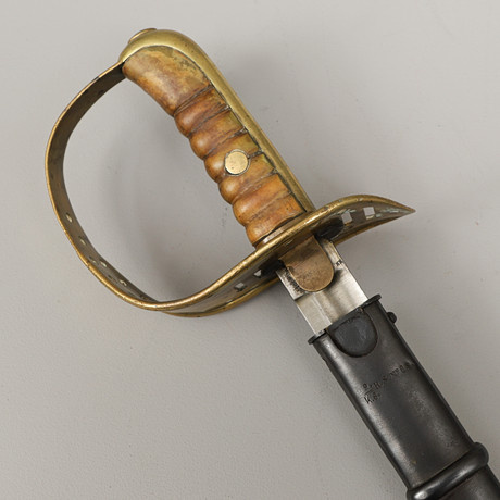 SABEL, svensk, m/1867-1912, för manskap vid kavalleriet. på auktion hos Crafoord Auktioner Malmö