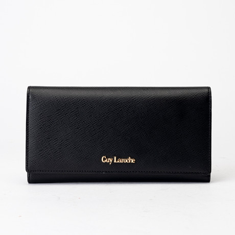 GUY LAROCHE. PLÅNBOK, "Ladies long wallet", 2000-tal. på auktion hos Auktionshuset Kolonn