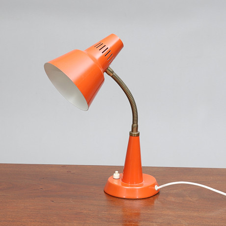 BORDSLAMPA, metall, Gemi, 1960/70-tal.