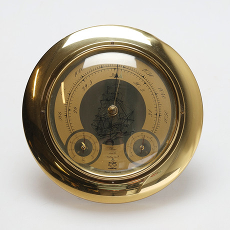 BAROMETER. Pilot, mässing. på auktion hos Gomér & Andersson Jönköping