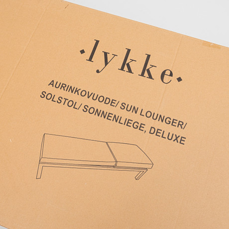 SOLSÄNGAR, ett par, "Deluxe", Lykke. på auktion hos Auktionshuset Kolonn