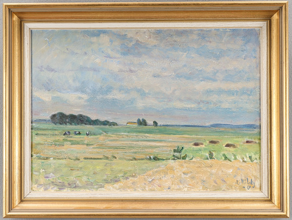 ARNE KILSBY. Landskap. på auktion hos Karlstad Hammarö Auktionsverk