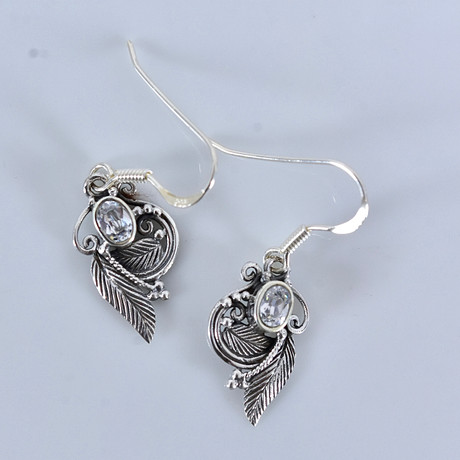ÖRHÄNGEN, ett par, sterlingsilver. på auktion hos Halmstads Auktionskammare