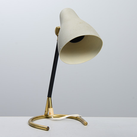 BORDSLAMPA / VÄGGLAMPA, Sverige, Falkenberg, modell 501, 1950/60-tal. på auktion hos Formstad Auktioner