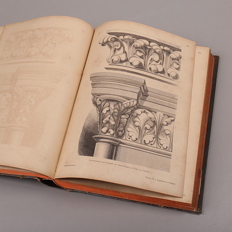MUSTER-ORNAMENTE AUS ALLEN STILEN, bok, ca 1880. på auktion hos Växjö Auktionskammare