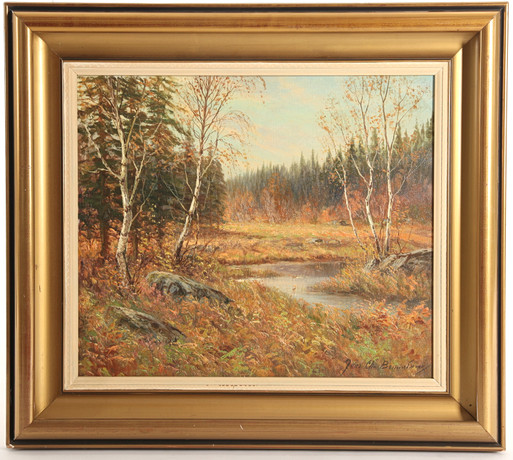 JENS CHRISTIAN BENNEDSEN. 1893-1967. Olja på duk, signerad. på auktion hos Auktionsverket Engelholm