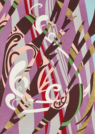 KARL AXEL PEHRSON (1921-2005). "Alternus V", signerad, HC, färgserigrafi med glitter. på auktion hos Crafoord Auktioner Stockholm