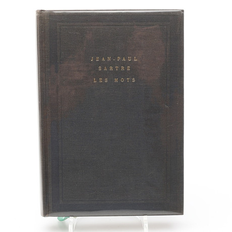 JEAN-PAUL SARTRES LES MOTS I EDITION SOLEIL PÅ GALLIMARD 1964. på auktion hos Crafoord Auktioner Lund