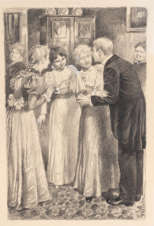 TEODOR HEURLIN. Tusch & täckvitt på papper, Signerad 1800-1900-tal. på auktion hos Norrlands Auktionsverk