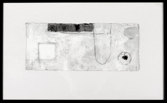 JAUME RIBAS. Blandteknik på papper, Signerad & daterad: 1989. på auktion hos Norrlands Auktionsverk