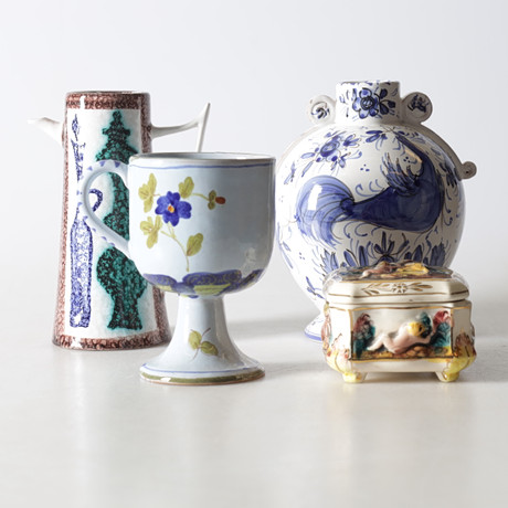 FRATELLI FANCIULLACCI. A ceramic jug/vase, Italy. 1950s/60s