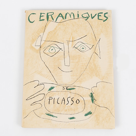 PABLO PICASSO. EFTER. "Ceramiques de Picasso" / "Keramik av Picasso". på auktion hos Stockholms Auktionsverk Helsingborg