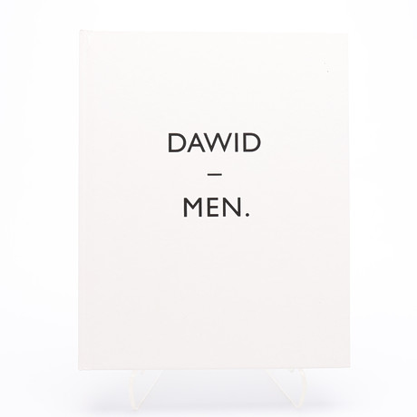 DAWIDS UTSTÄLLNINGSBOK "MEN.", 2017. på auktion hos Crafoord Auktioner Lund