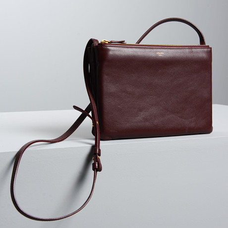 CÉLINE, "Trio Crossbody Bag", axelremsväska. på auktion hos Formstad Auktioner