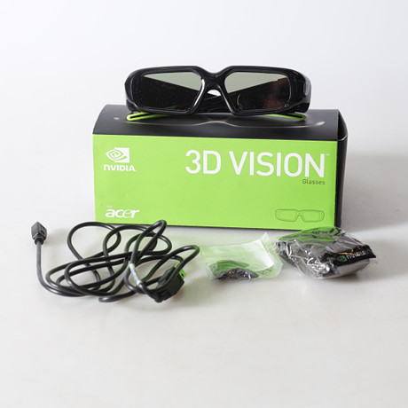 3D vision glasses, Nvidia, Acer, samtida. på auktion hos Gomér & Andersson Nyköping