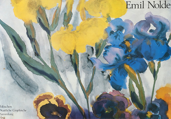 EMIL NOLDE. Utställningsaffisch München. på auktion hos Helsingborgs Auktionskammare