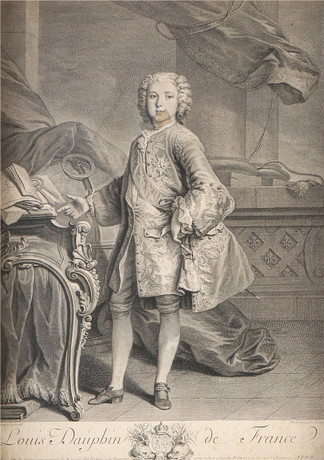 GRAFISKT BLAD. "Louis Dauphin de France". på auktion hos Skånes Auktionsverk