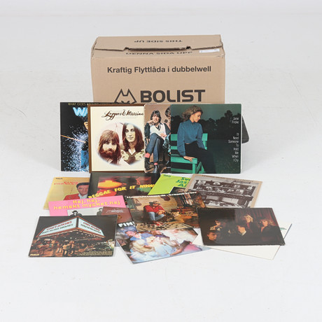 PARTI LP-SKIVOR, ca 150 st, pop, country, humor. 1970/80-tal. på auktion hos Stadsauktion Sundsvall