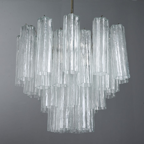 TAKLAMPA, Mid Century-stil, Murano, Italien, 2000-tal. på auktion hos Formstad Auktioner