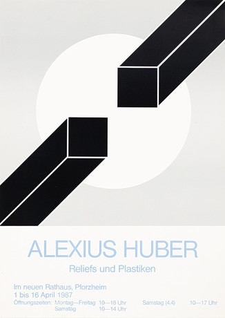 ALEXIUS HUBER. utställningsaffisch. på auktion hos Karljohan Auktioner