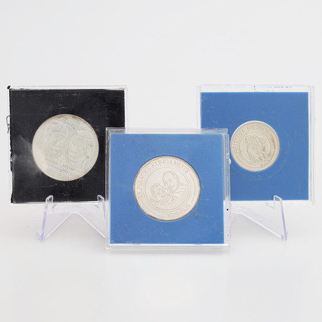 MYNT, silver, Sverige, totalvikt 59 gram. på auktion hos Växjö Auktionskammare