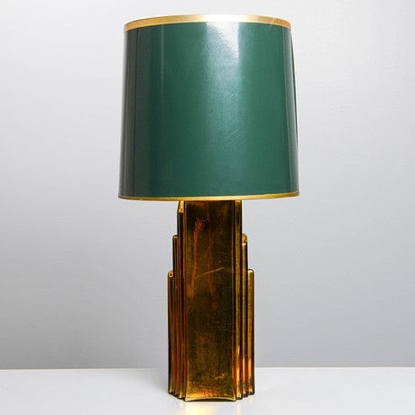 BORDSLAMPA, glas, Flygfors, 1900-talets andra del. på auktion hos Formstad Auktioner