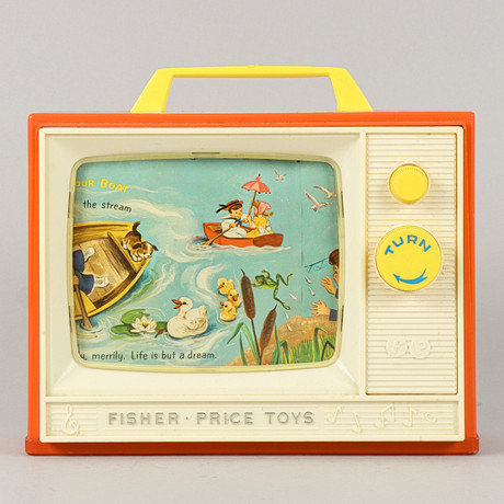 LEKSAK Fisher Price, Giant Screen - Music Box TV. på auktion hos Karlstad Hammarö Auktionsverk