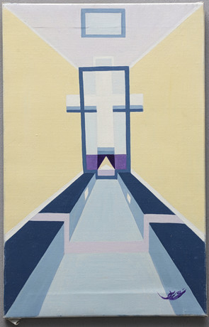 CHRISTIN OHLIN (1946-2025). "Delta", olja på duk, signerad och daterad -92. på auktion hos Växjö Auktionskammare