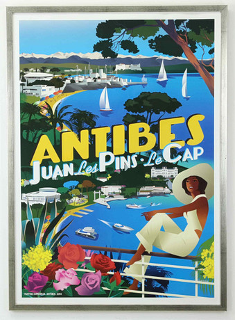 LIONEL TARCHALA (FRANKRIKE, F. 1973). poster, Antibes – Juan les Pins – Le Cap. Tryckt av Fantino Imprimeur, A på auktion hos Hälsinglands Auktionsverk