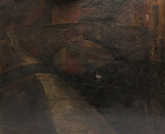 ANDERS TRULSON. olja på träpannå, signerad. på auktion hos Gomér & Andersson Linköping