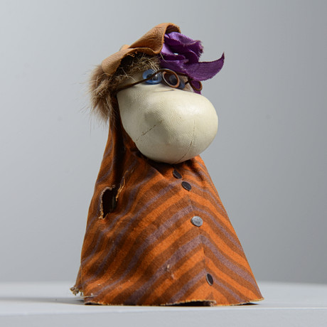 ATELIER FAUNI, A Finnish 'Stinky' Moomin doll, mid 20th century