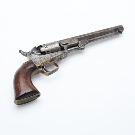 SLAGLÅSREVOLVER, amerikansk, Colt 1849 Pocket, no.18399 kaliber .31. på auktion hos Höörs Auktionshall
