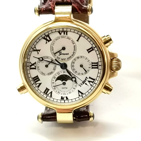 JOHN THOMAS, a moon phase table clock, WUBA, London, second half