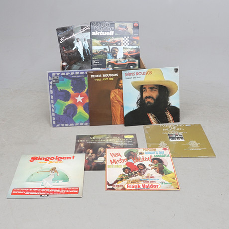 VINYLSKIVOR, LP, parti, blandade artister, bla Klas Wunderlich, Demis Roussos och Steppenwolf. på auktion hos Gomér & Andersson Norrköping
