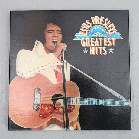 ELVIS PRESLEY. Samlingsalbum, 7 st LP-skivor, "Greatest hits". på auktion hos Gomér & Andersson Jönköping