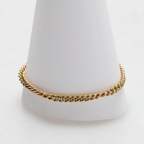 ARMBAND, 18k guld, totalvikt ca 7,1 gram. på auktion hos Gomér & Andersson Jönköping