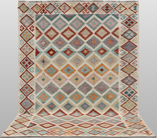 ORIENTMATTA. Kelim klassisk design, 293 x 202 cm. på auktion hos Gomér & Andersson Linköping