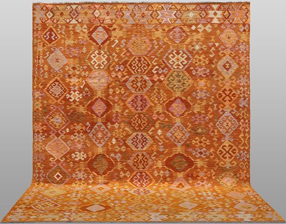 ORIENTMATTA. Kelim klassisk design, 301 x 253 cm. på auktion hos Gomér & Andersson Linköping