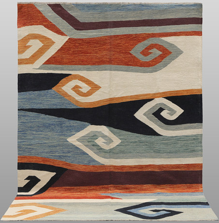 ORIENTMATTA. Kelim modern design, 240 x 167 cm. på auktion hos Gomér & Andersson Linköping