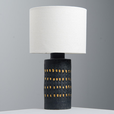 ALDO LONDI. Bordslampa, Bitossi, Italien, 1970-tal. på auktion hos Formstad Auktioner