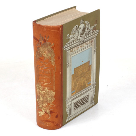 BOK, "Sveriges Konungabord", Herman A. Ring, Stockholm 1898. på auktion hos Stadsauktion Sundsvall