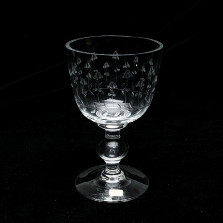 POKAL, glas, Urshult. på auktion hos Kalmar Auktionsverk