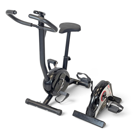 TRÄNINGSMASKINER, 2 st, motionscykel och motionscykel mini. på auktion hos Roslagens Auktionsverk