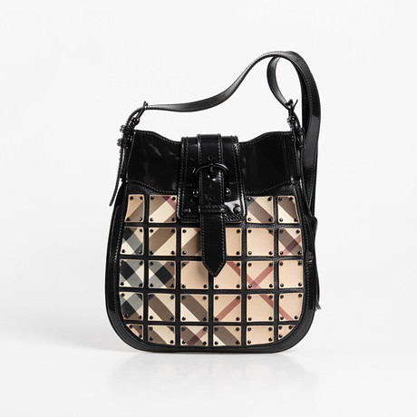 BURBERRY, Väska, "Warrior Nova Check 'Brooke' ", Crossbody bag, Christopher Bailey era 2008. på auktion hos Stockholms Auktionsverk Helsingborg