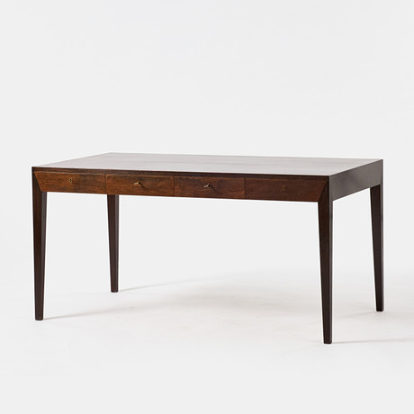 SEVERIN HANSEN (1901 - 1990). Skrivbord "Modell 36", för Haslev Møbelfabrik Denmark, 1950-tal. på auktion hos Stockholms Auktionsverk Sickla