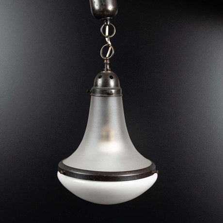 "LUZETTE" AEG, GLAS, METALL, 1900-TALETS BÖRJAN. på auktion hos Laholms Auktionskammare